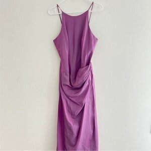 Vintage Y2K Wtoo Watters & Watters Purple Metallic Gown Medium